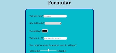 formulär