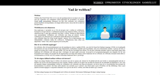 exempel på sidor elever gjort