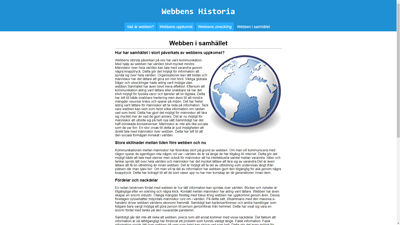 webbens historia