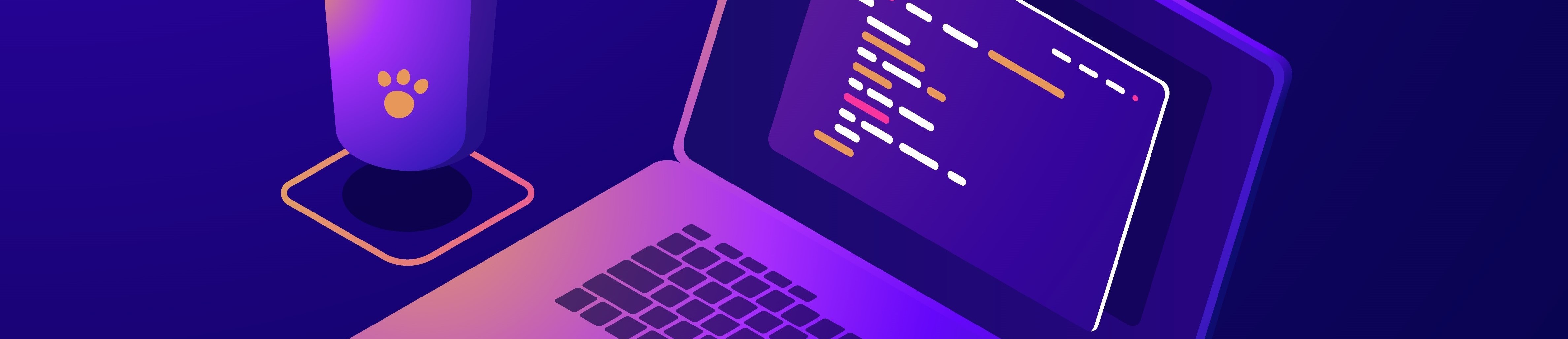 Vektorbild över kod.